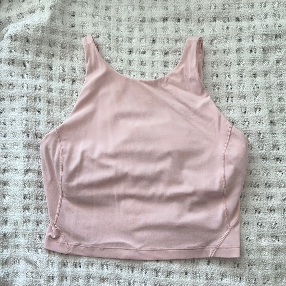 Strawberry Milkshake High-Neck Lululemon Align Tank Top